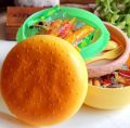 Lunch Box Kids Tiffin Box For School Burger Shaped Meal-it Box Large Lunch Box with Portions. 
