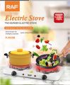 Raf electric stove Electric Burner Hot Plate for Cooking uniform heat easy to clean R.8020A. 