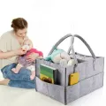 Baby Diaper Caddy Organizer, Foldable Storage Bag. 
