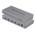HDMI 4x1 1080P Quad Multiviewer Splitter with Seamless Switcher IR Control With Remort Control. 