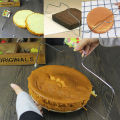 Cake Leveler Professional Layer Slicer Cutter 2 Blades Stainless Steel. 