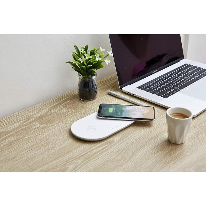 Cygnett TwoFold 20W Dual Wireless Charger With Charging