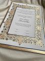 nikkah certificate frame. 