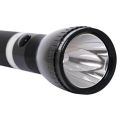 Original Geepas Rechargeable LED Flashlight 287mm- Hyper Bright White with 4-5 Hours Working & 2500mAh Battery | Ideal for Patrolling, Trekking, Emergency Power Cut ( 2 Years Warranty ). 