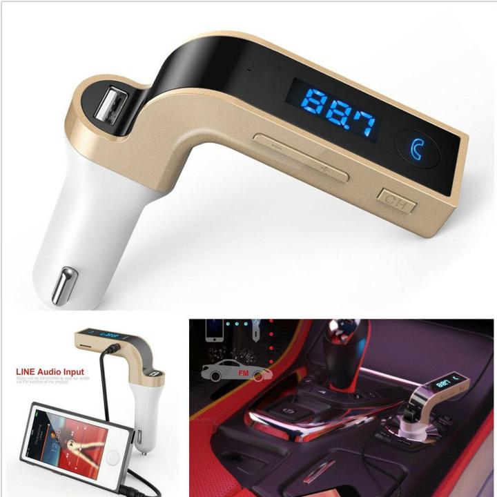 1pc%20Car%20Kit%20Bluetooth%20Handsfree%20FM%20Transmitter%20Cigarette%20Lighter%20Type%20Radio%20MP3%20Player%20USB%20Charger%20-%20Image%207