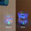 Glass Rainbow Color Light Drink Cup LED Lightning Glass Gift for Kids. 