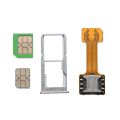 Universal TF Hybrid Sim Slot Dual SIM Card Adapter For DIY Micro SD Extender Nano Cato Android Phone All Dual SIM mobile phone. 