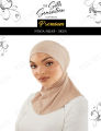Ninja Nakab Hijab Suitable For Every Scarf, Arabic Hijab Black Women Muslim Hijab Under scarf Cap Trendy Plain Ninja Hijab Full Cover Inner Bonnet Hijab Caps Headscarf Ninja cap. 