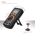 Tacklife DM02A Classic Digital Multimeter 2000 Counts Auto-Ranging Non Contact Voltage Multi Meter with LCD Backlight Volt Amp Ohm Diode and Continuity Test. 