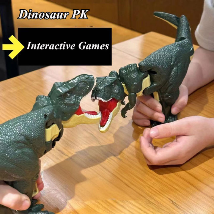 CAMKIDS Press Dinosaur Trigger The T-Rex Bite Move Toy Play Simulated Jurassic Model Children's Swing Dinosaur Fidget Adult Gift Miunzo