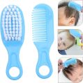 mini momo Newborn Hair Brush Hair Brush and Comb Set, Newborn Massage Hair Brush Comb Kit for Boy or Girl, 1 Set. 