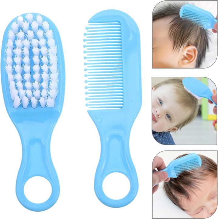 mini%20momo%20Newborn%20Hair%20Brush%20Hair%20Brush%20and%20Comb%20Set,%20Newborn%20Massage%20Hair%20Brush%20Comb%20Kit%20for%20Boy%20or%20Girl,%201%20Set%20-%20Image%203