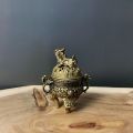 1pc Metal Kirin Divine Beast Indoor Chinese Ornament for Home, Office Indoor Fragrance Burner. 