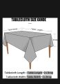Dining Table Cover for 6 Seater Rectangle (60 x 90) | Dining Table Cloth | Dining Table Cover | Dining Table Cover Sheet. 