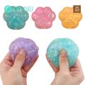 DR BEI Cat Paw Squeeze Toy Slow Rebound Funny Decompression Vent Bouncy Ball Toy. 