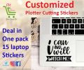 Customized  15 laptop Stickers. 