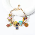 Spongebob Squarepants Charms Bracelet Y2k Femme Jewelry Accessories With Squidward Tentacles Patrick Star Bff Bracelet Spongebob. 