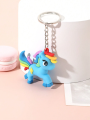 My Little Pony 3D Silicone Keychain Pendant Key Ring Toy Figure Girl and Boy Birthday Xmas Gift Twilight Sparkle Rainbow Dash Animation Peripheral Kawaii PVC Pendant Creative Key Chain Nature Action Doll Fluttershy Twilight Sparkle Pinkie Pie Toy Keychain. 
