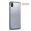 Samsung Galaxy A30 Frameless Case PC Case Hard Transparent Matte Back Cover For Samsung Galaxy A30 Phone Case - Red. 