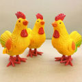 Easter Rooster Toy Poultry Model Jumping Rooster Duck Wind Up Toy. 