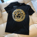 Black Versache T-Shirt For Men's With Top Quality And Eid Collection 2023. 
