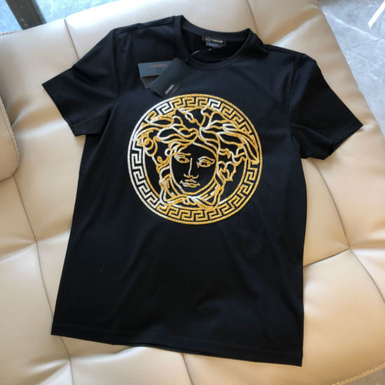 Black Versache T-Shirt For Men's With Top Quality And Eid Collection 2023