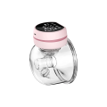 Mamomy Wearable Breast Pump Hands Free Electric Portable Wireless Breast Pumps, 3 Modes & 9 Levels Breastfeeding Milk Pump Smart Display, 24mm Pink MZ-610. 