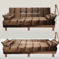 Sofa Combed Brown  3 Seater Stylish Tafteen Design Colour Can be Customised {{ Special offer } Available. 
