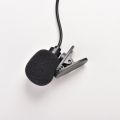 3.5mm Active Clip Microphone With Mini USB External Mic Audio Adaptor Cable For Go Pro Hero 3 3+ 4 Sports Camera PC Laptop. 