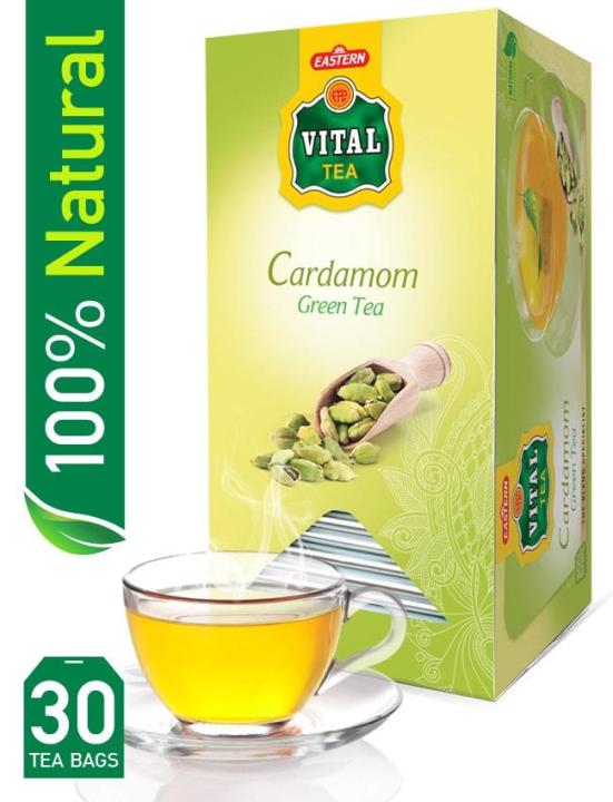 Vital%20Cardamom%20(Elaichi)%20Green%20Tea%20-%2030%20Tea%20Bags%20-%20Image%203