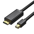 Mini DisplayPort to HDMI Cable 4K Mini DP to HDMI 6 Feet Cable for MacBook Air/Pro, Surface Pro/Dock, Monitor, Projector - Black. 