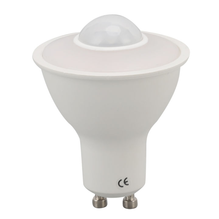 HD GU10 LED Motion Sensor Infrared Human Induction Replacement Bulb Warm GB
