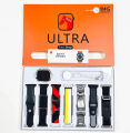 S100 Smart watch Ultra 9 7 in 1 strap series 9 49mm Super Display Waterproof IP67. 