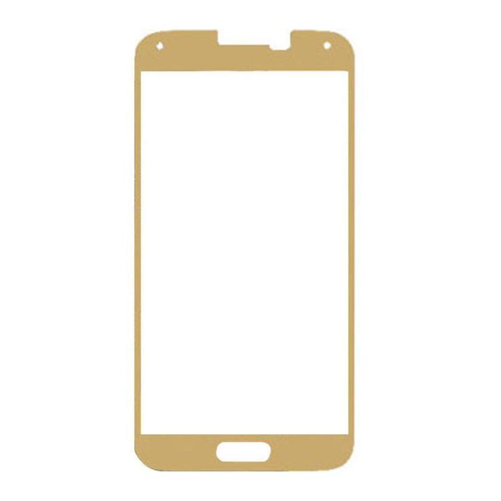 Samsung Galaxy S5 Tempered Glass - Gold