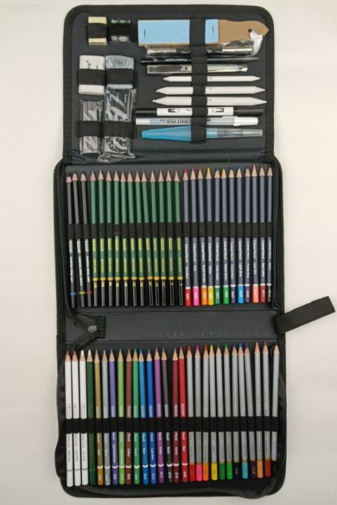 75pcs Professional Sketch and Drawing Pencils Set Kit