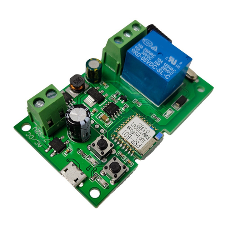 Smart Wireless Relay Module RF Remote Voice Control Single-Channel ...