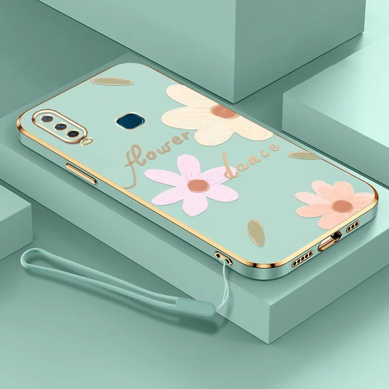 Vivo Y11 Mobile Cover Vivo 1904 Flower Style Casing For Vivo Y17