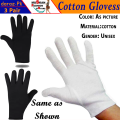 Elegant Cotton Full Finger Hand Gloves For Sun Protection 3 Pairs. 