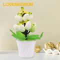 Indoor Artificial Plants Decor Multicolor Easter Egg Bonsai Tree Decoration for Indoor Outdoor Easter Party Decor Artificial Eggs Plants Ornament Low Maintenance Plants Decor. 