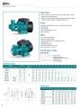 LEO APM-37 , 370 WATT / 0.5 HP , 180V~220V SINGLE PHASE , CLEAN WATER PERIPHERAL / VORTEX PUMP , SIZE:- 1" X 1" , EURPEON STANDARD. 