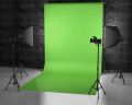 Green Screen Background | Chromakey Professional Green Screen Studio Backdrop | Video Photo Background Removing Backdrop For Studio Photo. 