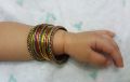 Pack of 12  Metal Bangles for Babies & Toddlers (Metallic Shine Bangle for Baby Girl). 