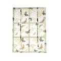 Roman Blind Flower Pattern Elegant Window Curtain for Home. 