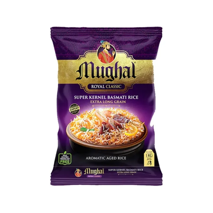 Mughal Super Kernel Basmati Rice 1 kg (156976) | Daraz.pk