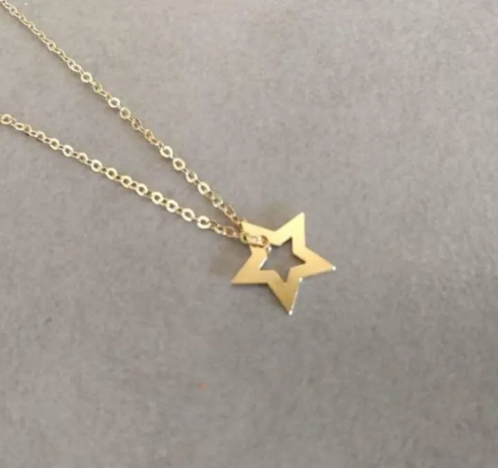 New%20Simple%20%20Star%20Necklace%20Pendant%20Choker%20.W0men%20And%20Girls%20-%20Image%205