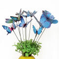 Fluttering Garden Butterflies Whimsical Garden Decorations Outdoor Garden Decor Butterfly Garden Stakes Patio Decorations. 