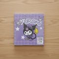 Kuromi Stationery Gift Set – Sanrio School Supplies Stationery Items for Girls | Early Learning School Stationery | Cute Purple Case Pencil Geometry Gift for Girls. 