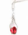 Pack of 2 - Red & Blue Bottle of Love Pendant Necklace for Women - TM-PN-05-P. 
