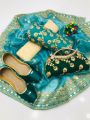 Girl's Dream Fashion New Winter Collection 2023 Dresses for Women's 3Pcs Suit Fancy Dress for girls Party Collection 5Pcs Dress Pearls Dori Work Crinkle Chiffon Shirt Heavy Embroidery Plain handmade work duapta Fancy Pealrs Work clutch And Fancy Gift Free. 