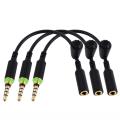 3-Pack) Replacement Headphone Adapter Cable for Smàrtphònè Waterproof Cases, 3 Ring Jack Male to Female Audio Aux Cord w/Jack Cover Seal Screw for Waterproof Case. 